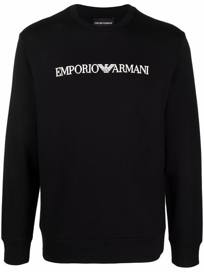 Logo cotton blend sweatshirt