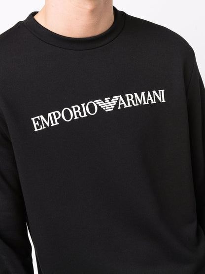 Logo cotton blend sweatshirt