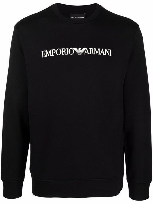 Logo cotton blend sweatshirt