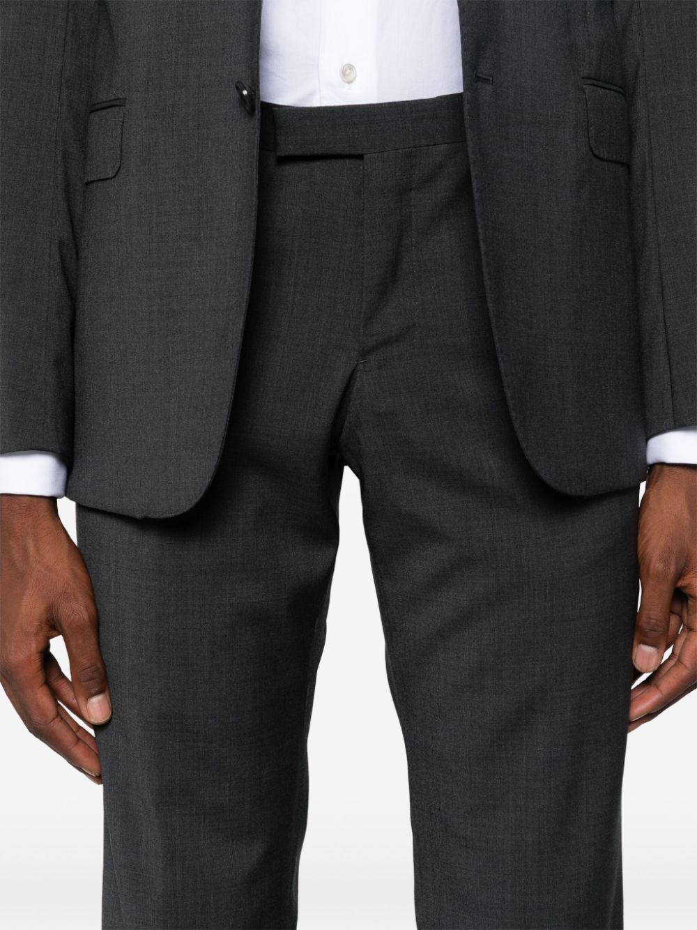 Single-breasted wool suit