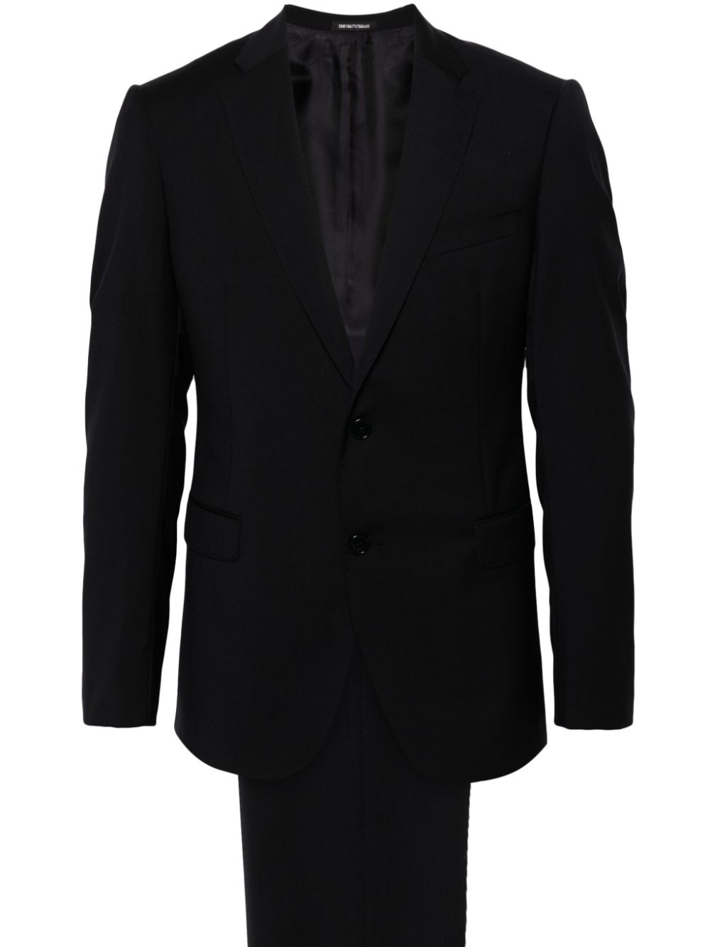 Single-breasted wool suit