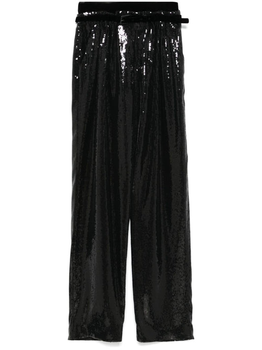 Sequined trousers