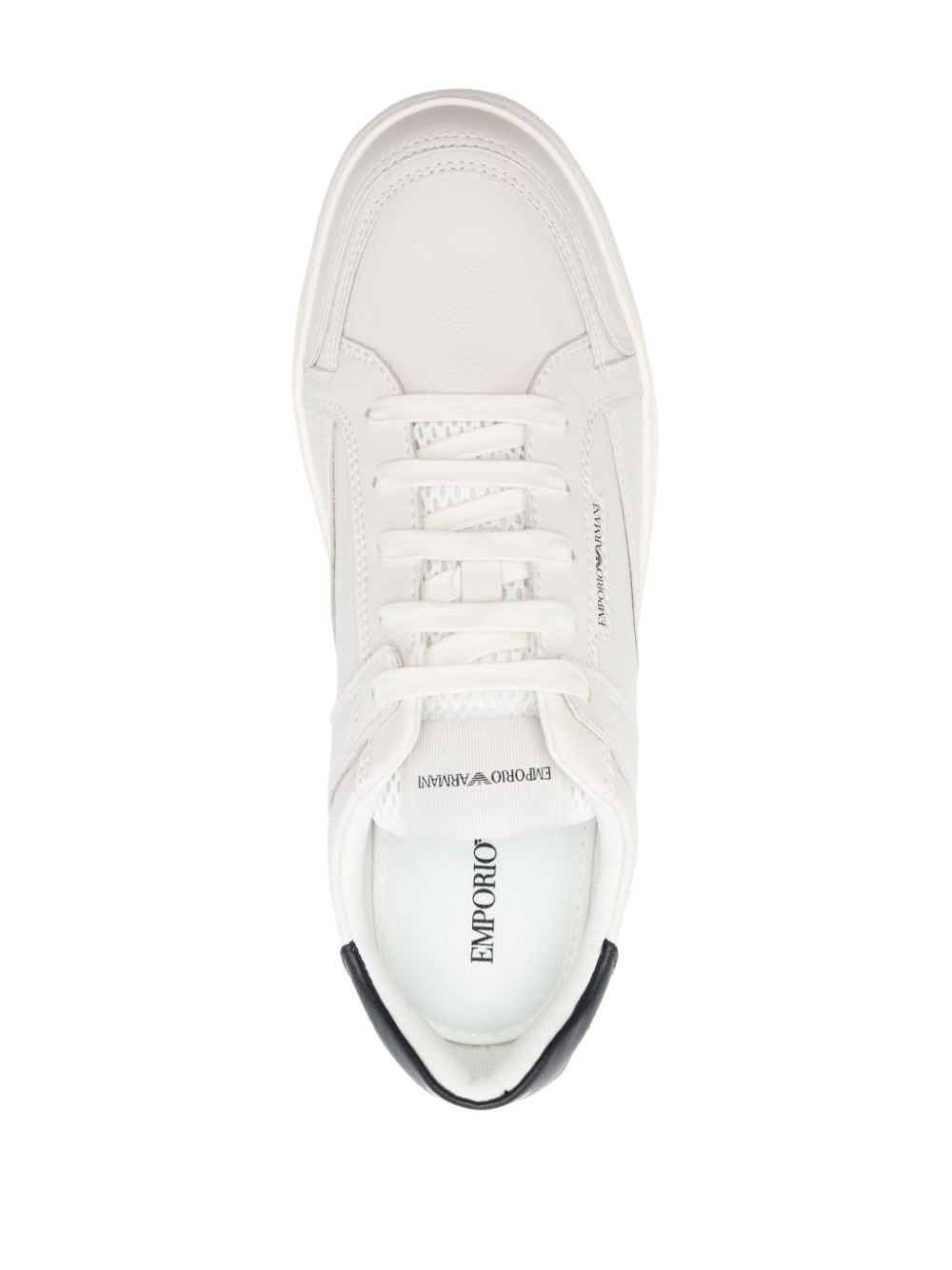 Logo leather sneakers