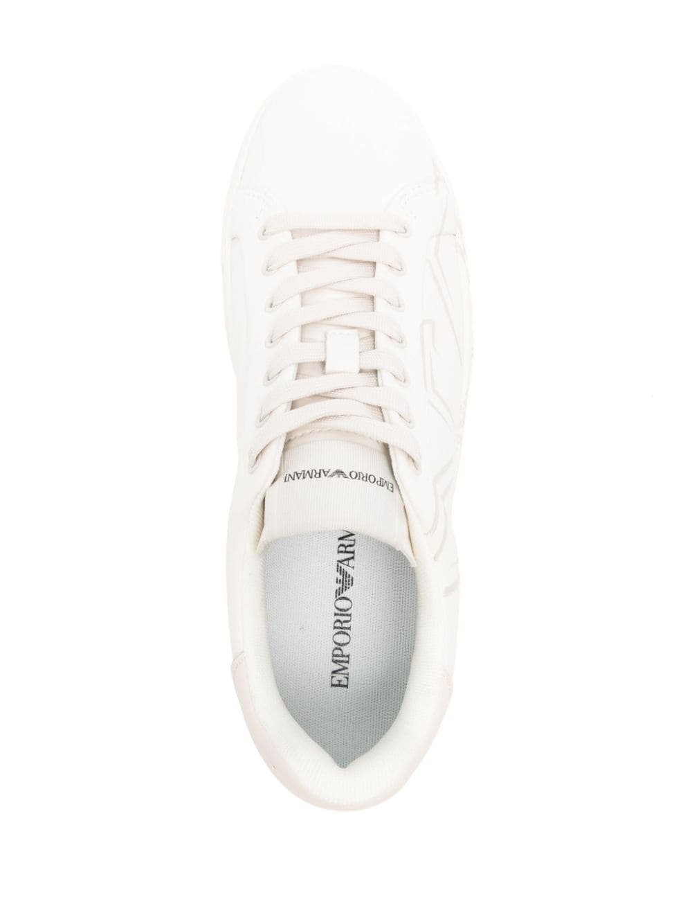 Logo leather sneakers