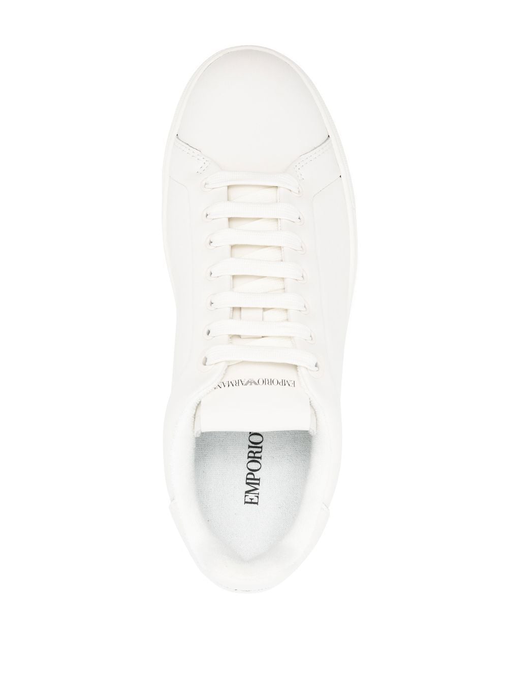 Logo leather sneakers