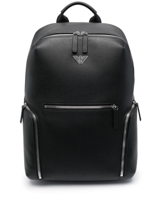 Leather backpack