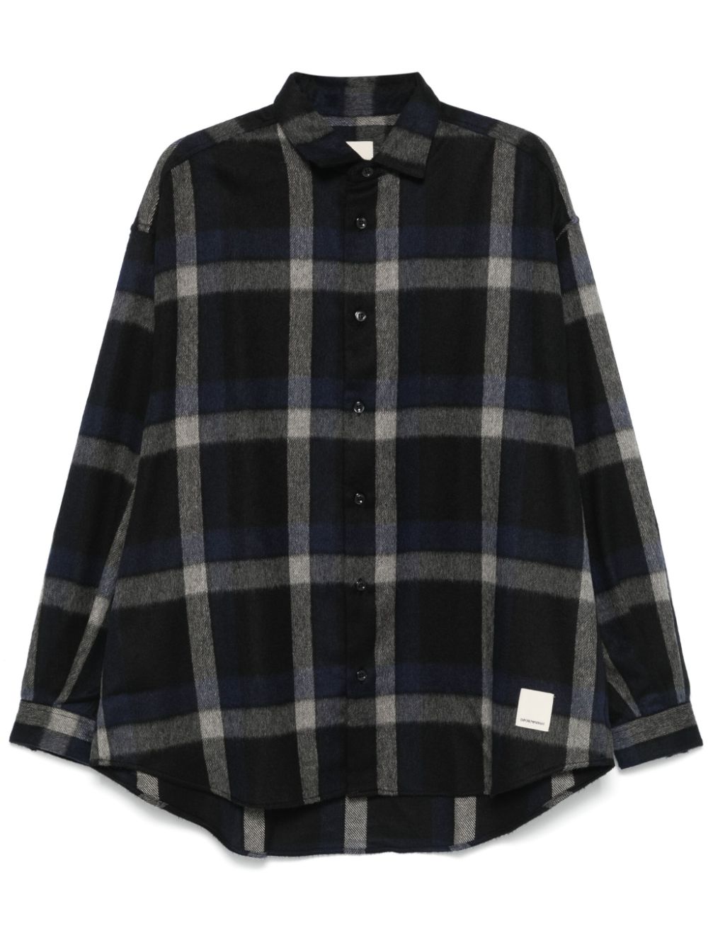 Wool blend shirt