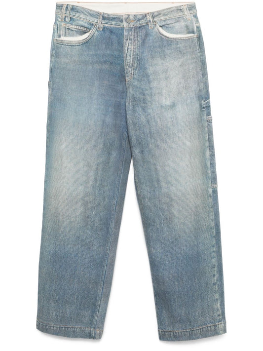 Denim cotton jeans