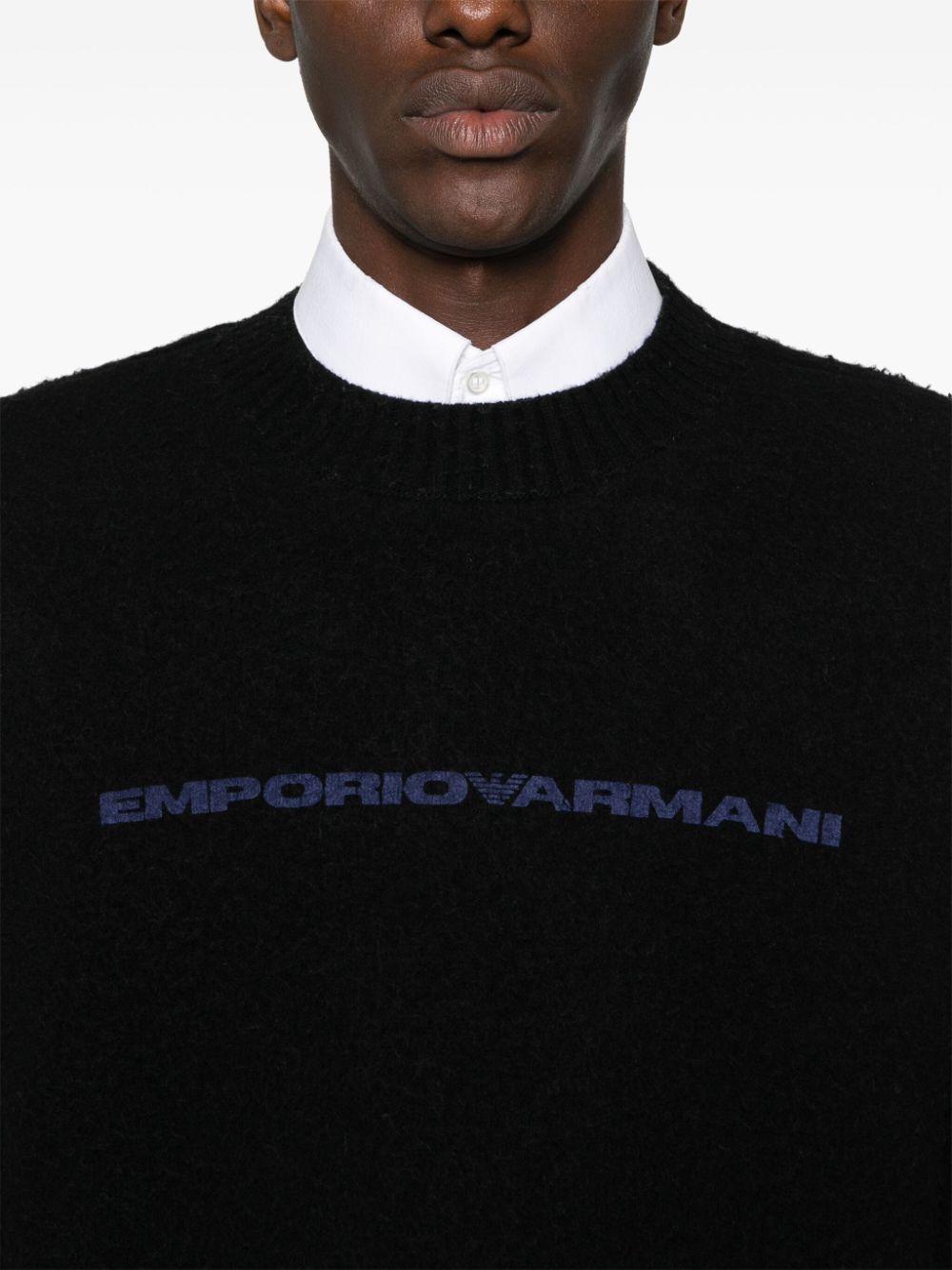 Logo wool sweater