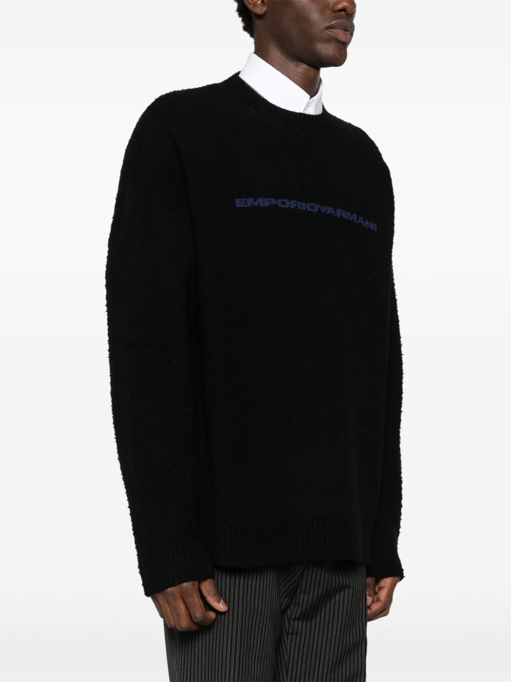 Logo wool sweater