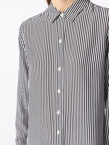 Striped silk shirt