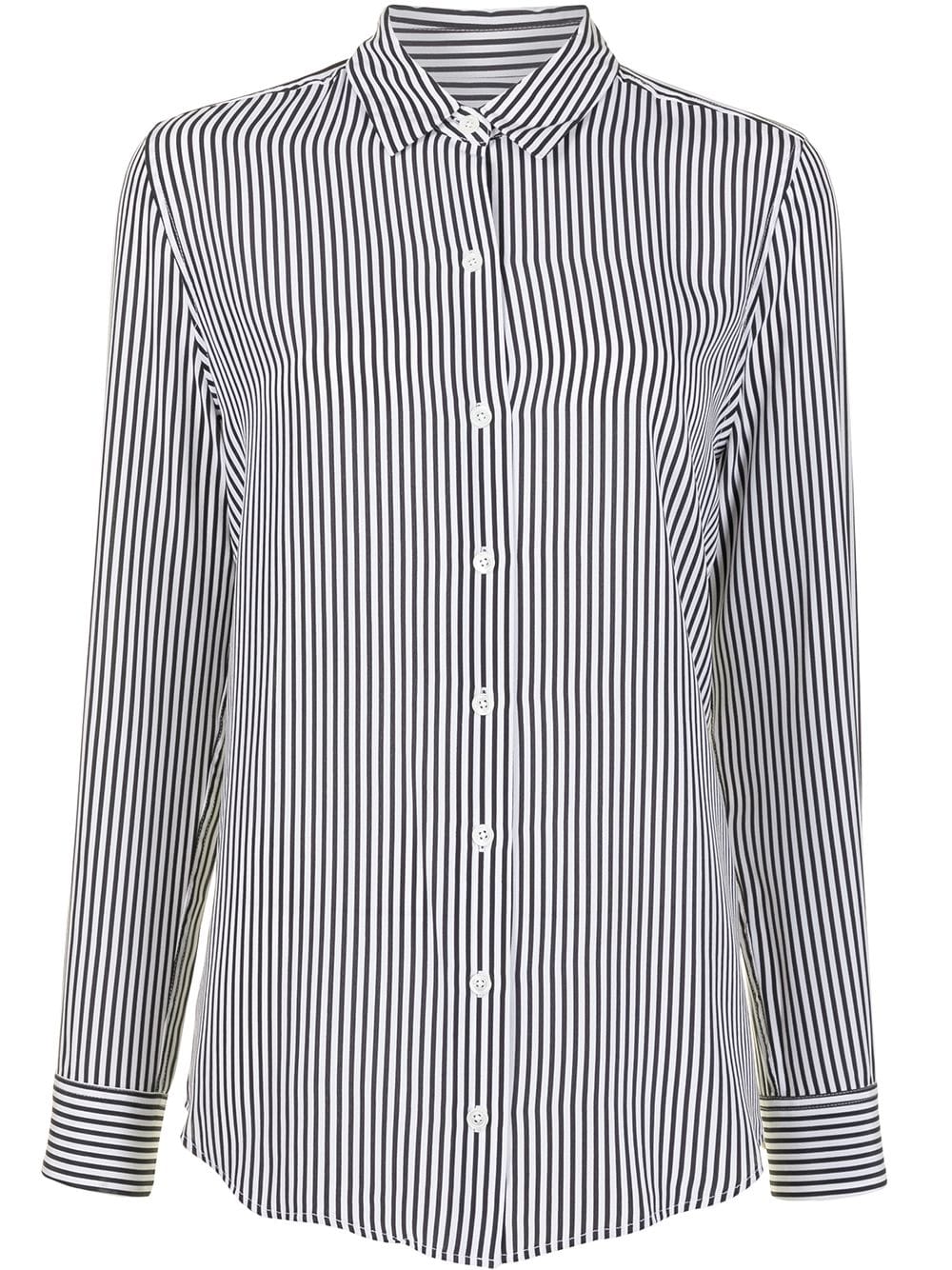 Striped silk shirt