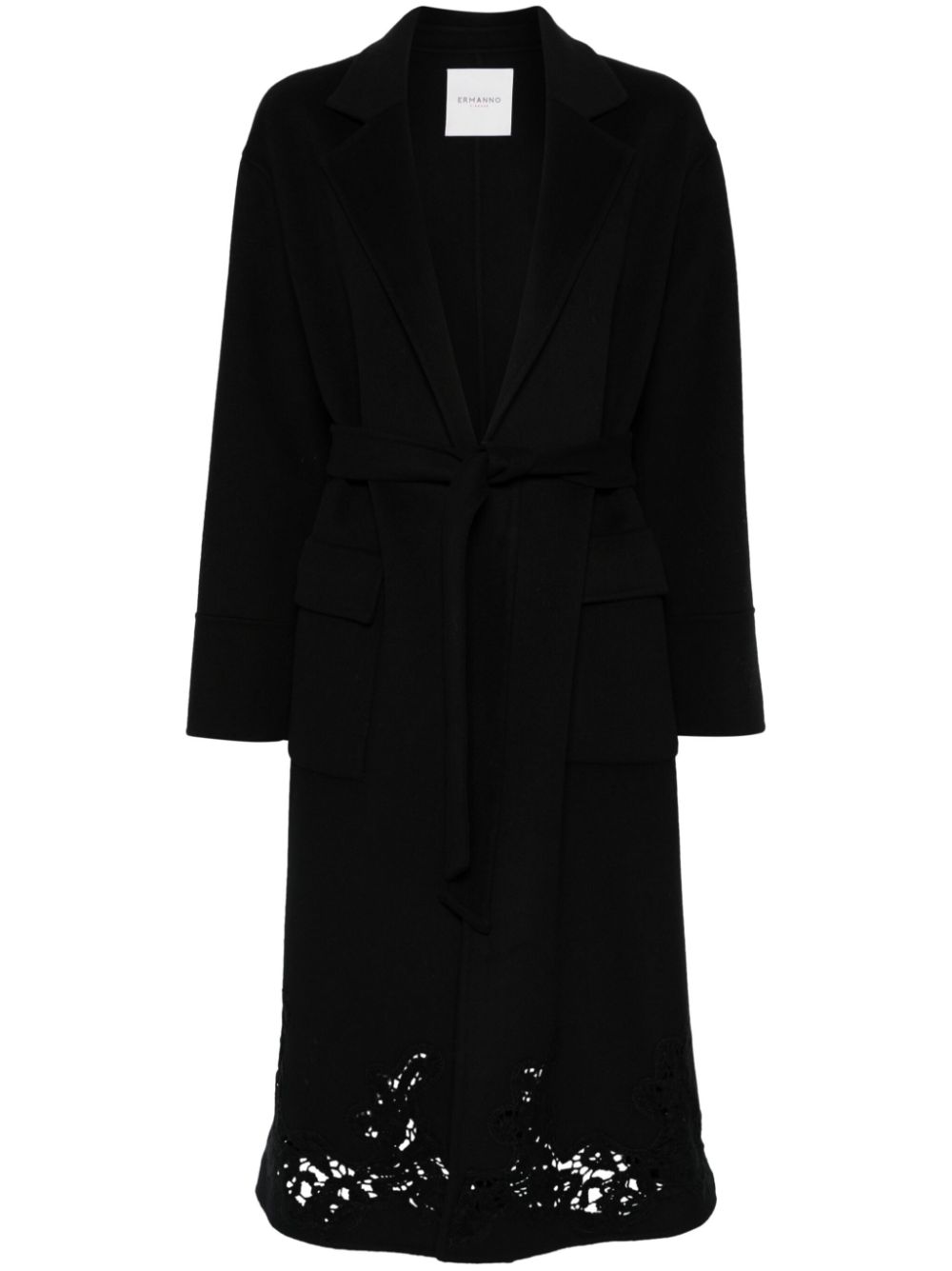 Wool midi coat