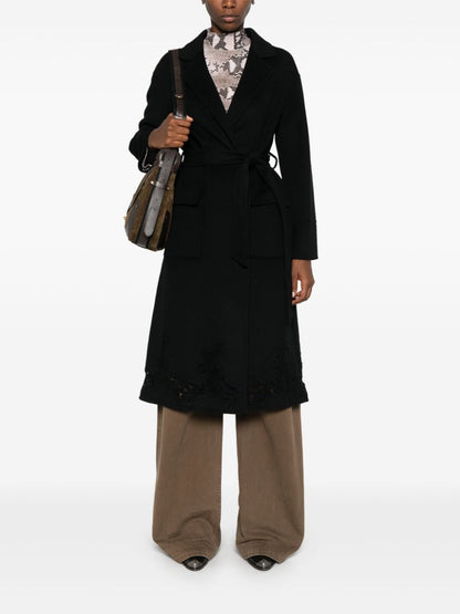 Wool midi coat