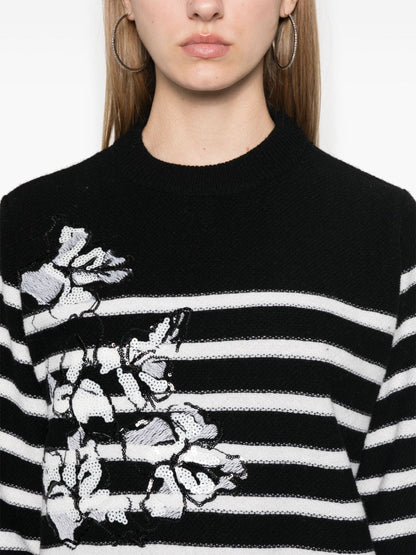 Wool embroidered sweater