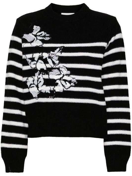 Wool embroidered sweater