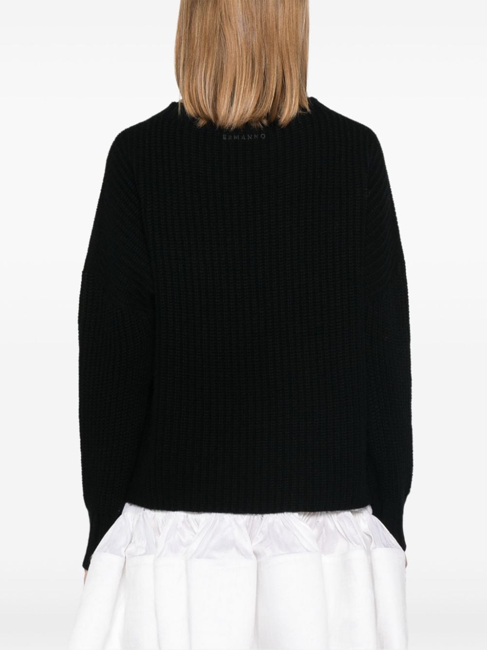 Wool crewneck sweater