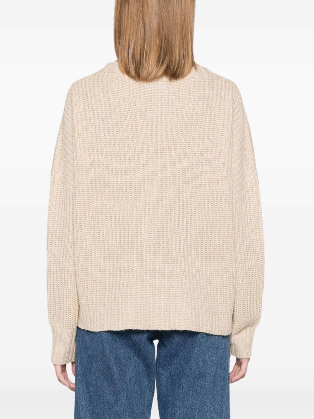 Wool crewneck sweater