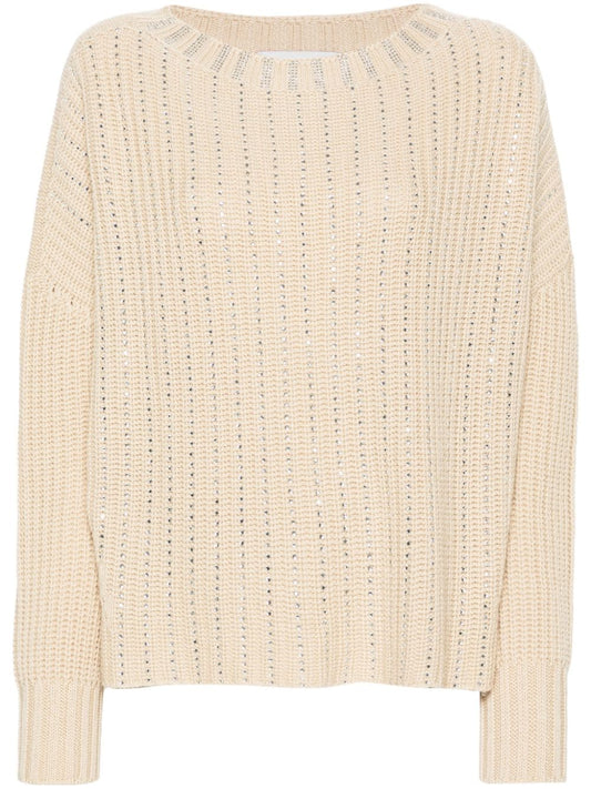 Wool crewneck sweater