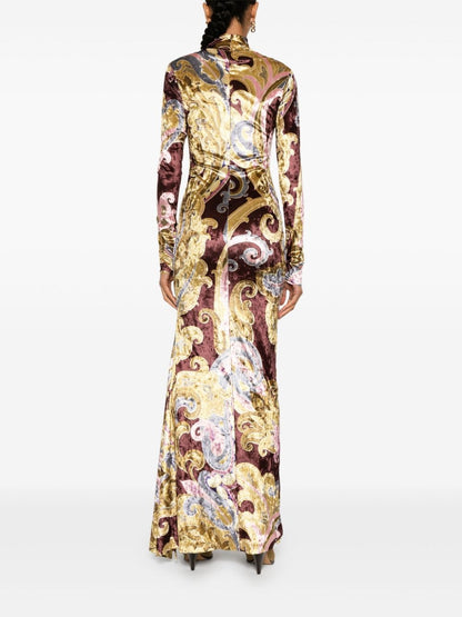 Printed long dress