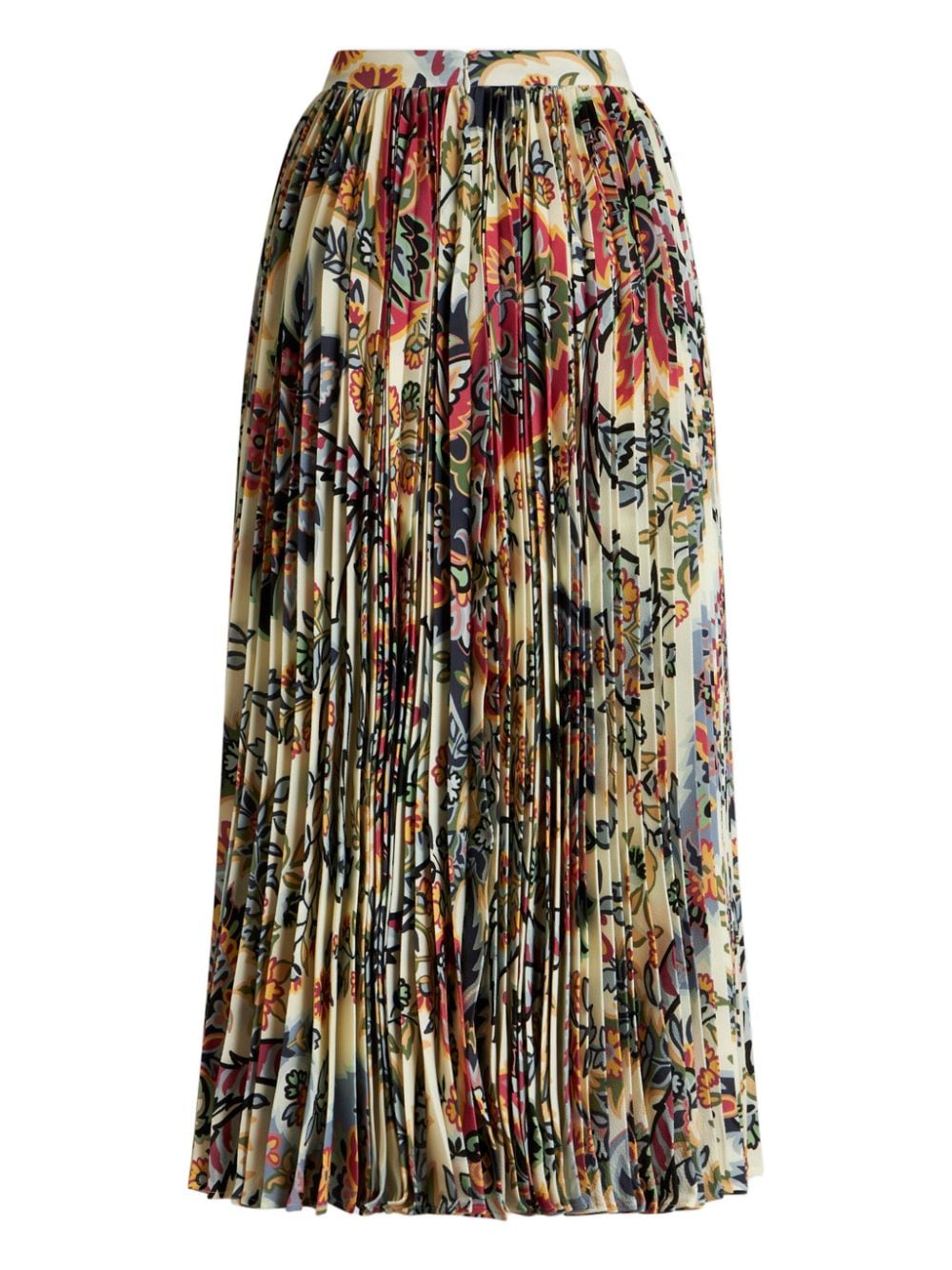 Printed midi skirt