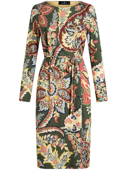 Printed midi dress