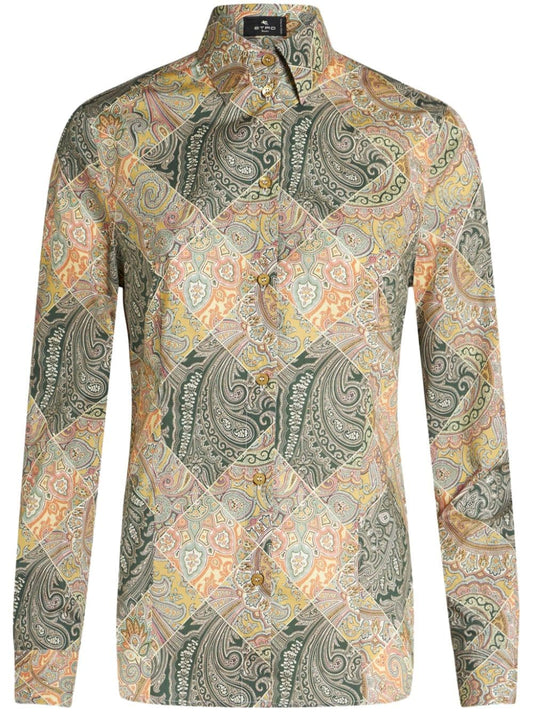 Printed cotton shirt