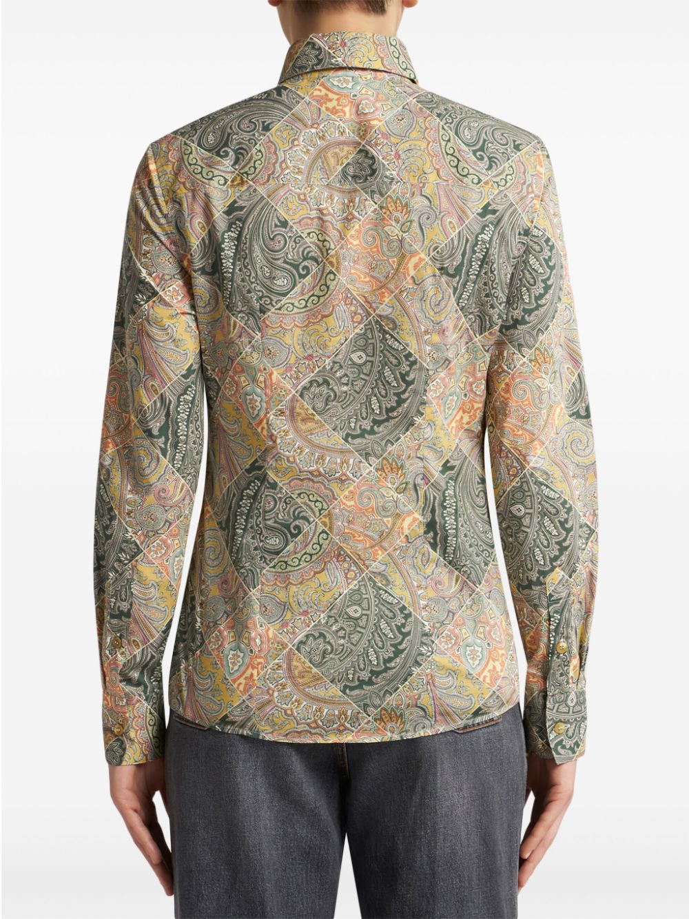 Printed cotton shirt