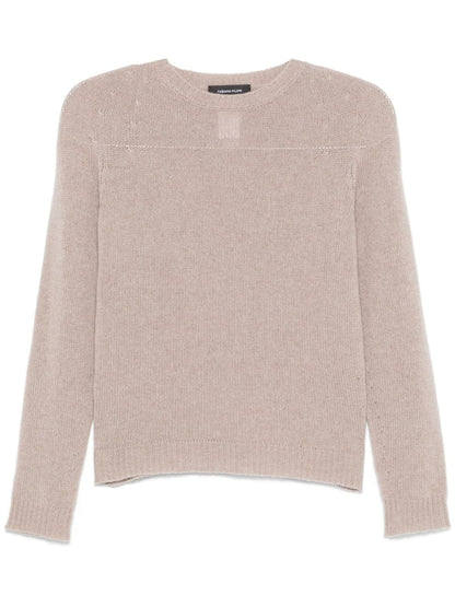 Wool crewneck sweater