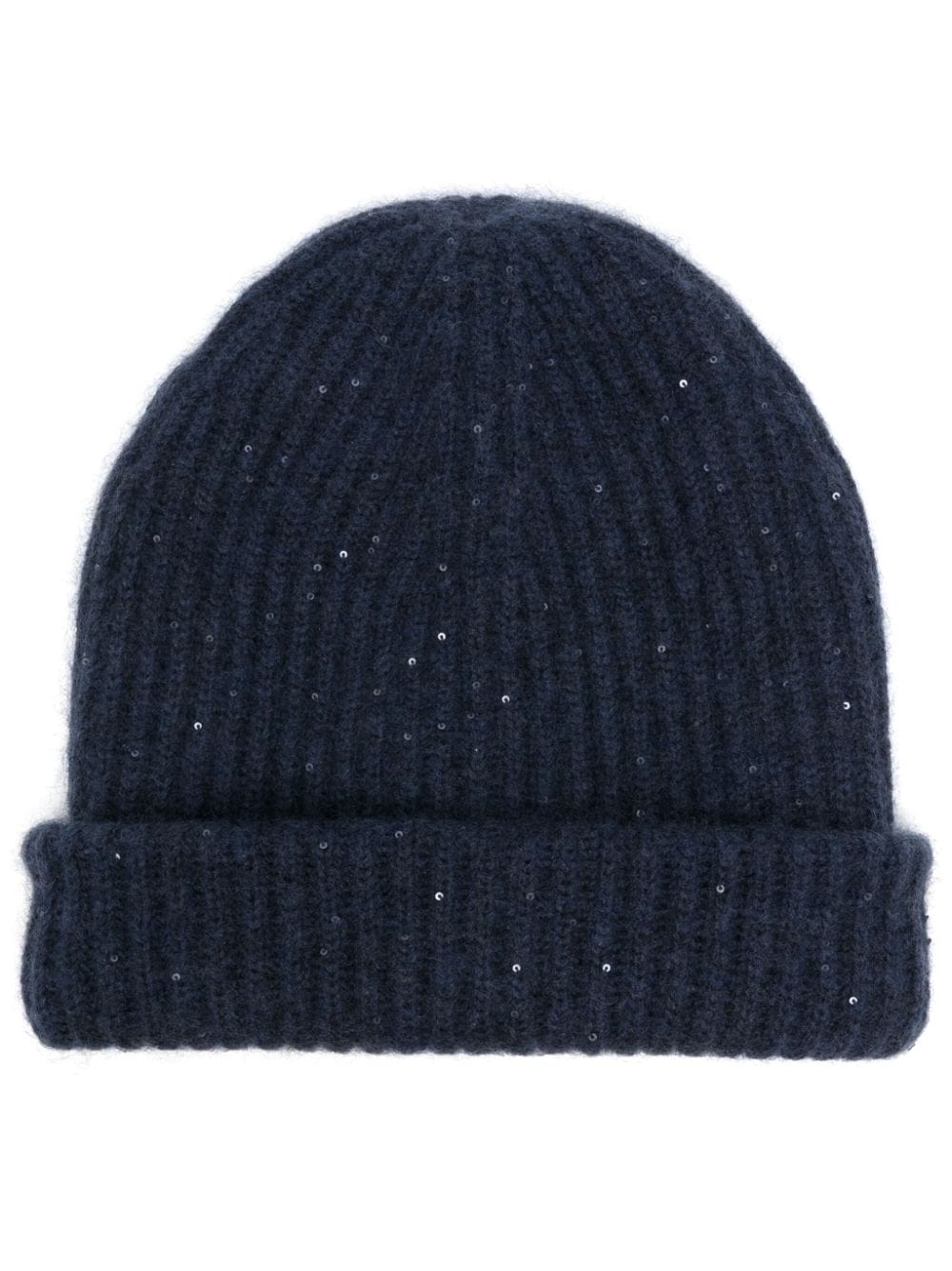 Wool and silk blend beanie