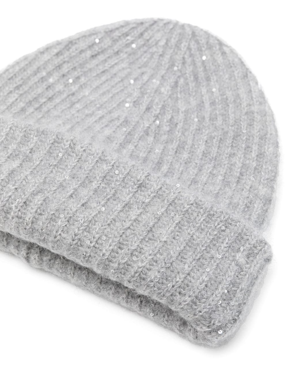 Wool and silk blend beanie