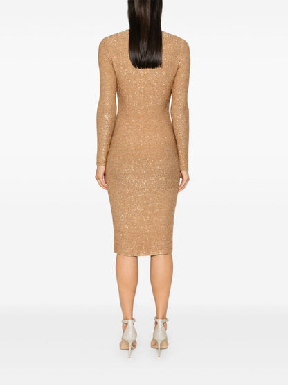 Sequined midi dress