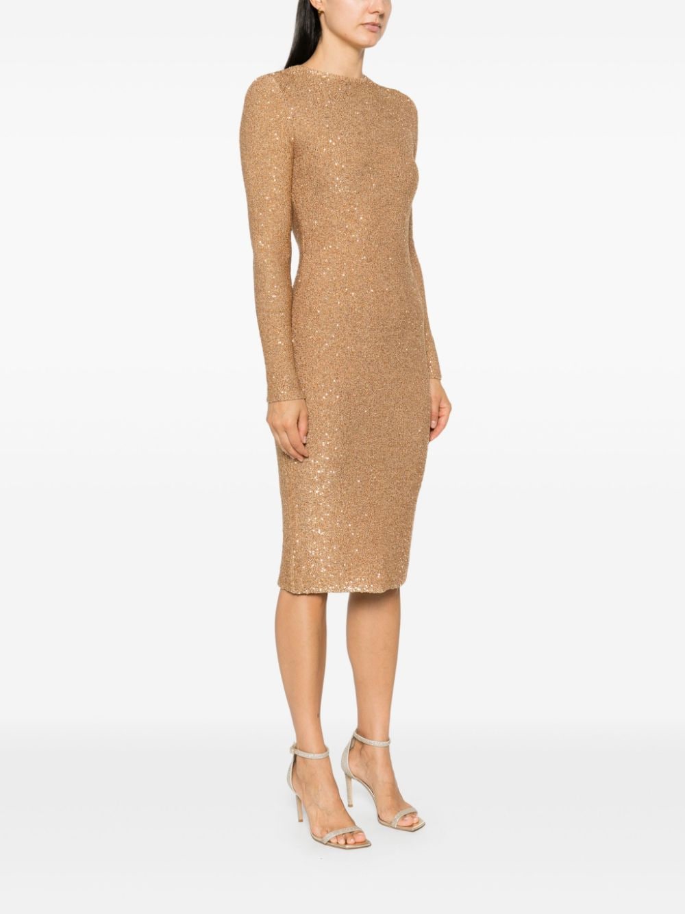 Sequined midi dress