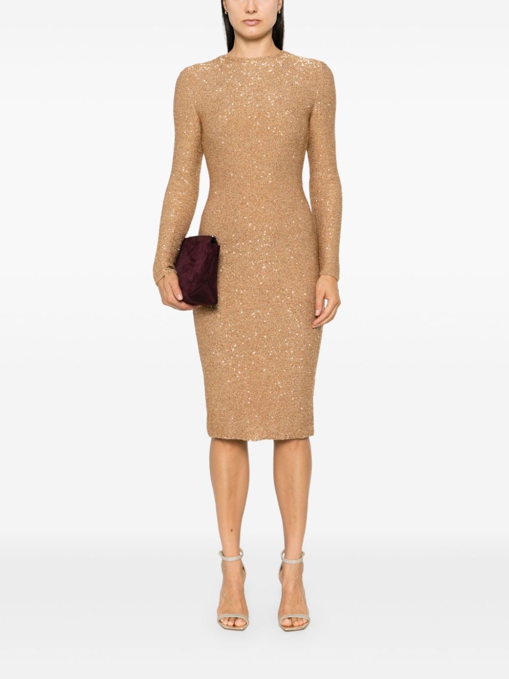 Sequined midi dress