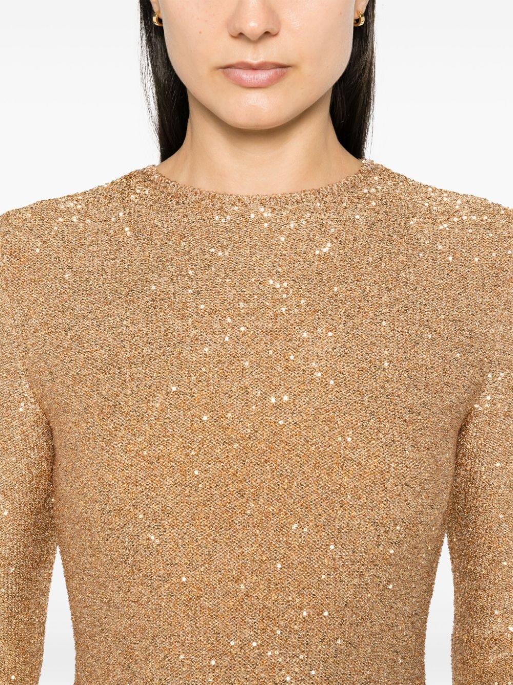 Sequined midi dress