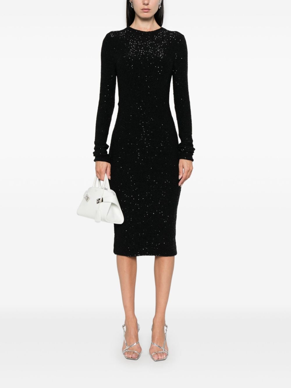 Sequined midi dress