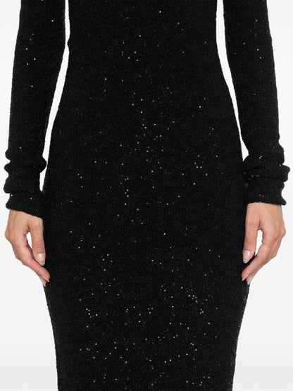 Sequined midi dress