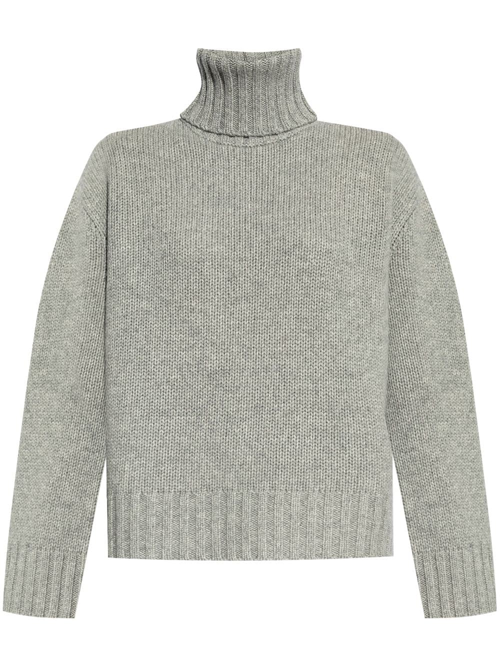 Wool and silk blend turtleneck sweater