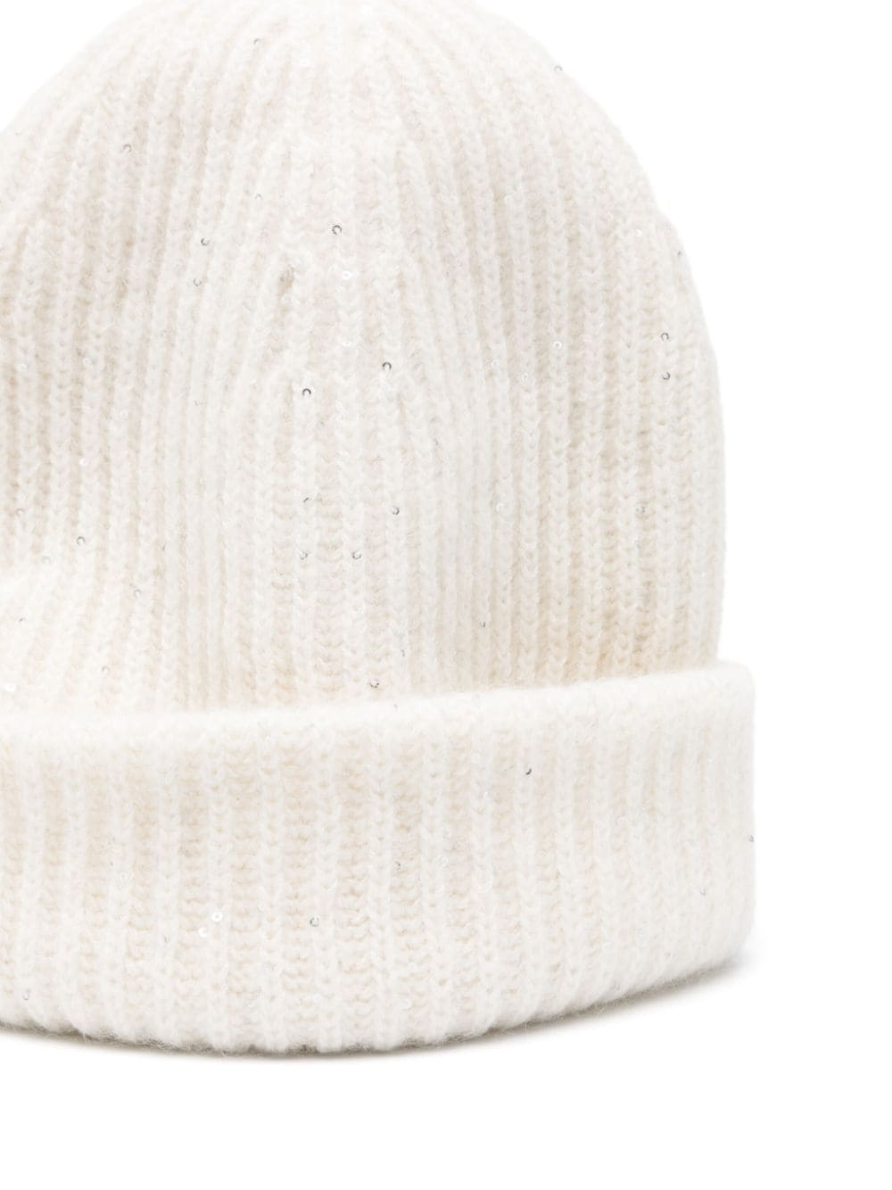 Ribbed wool blend beanie