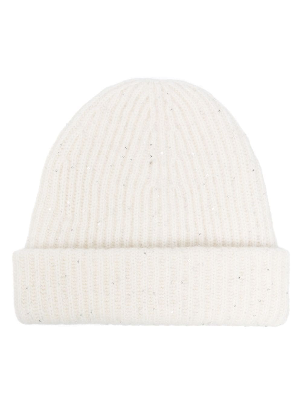 Ribbed wool blend beanie