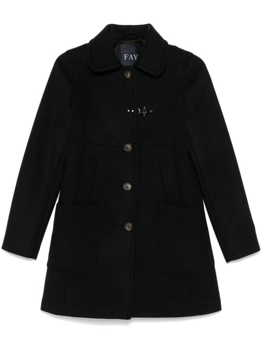 Wool and cashmere coat