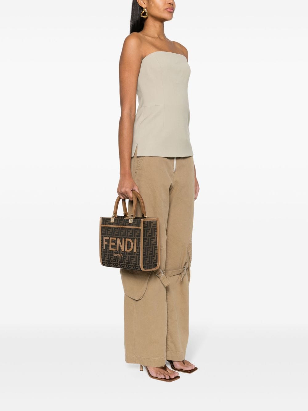 Fendi sunshine small tote