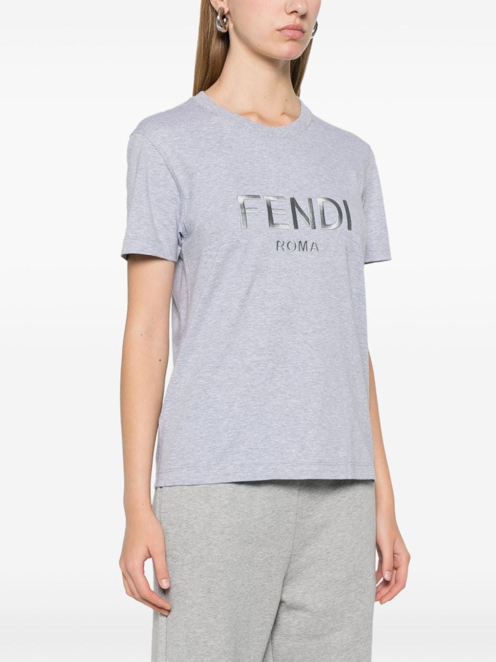 Fendi roma cotton t-shirt