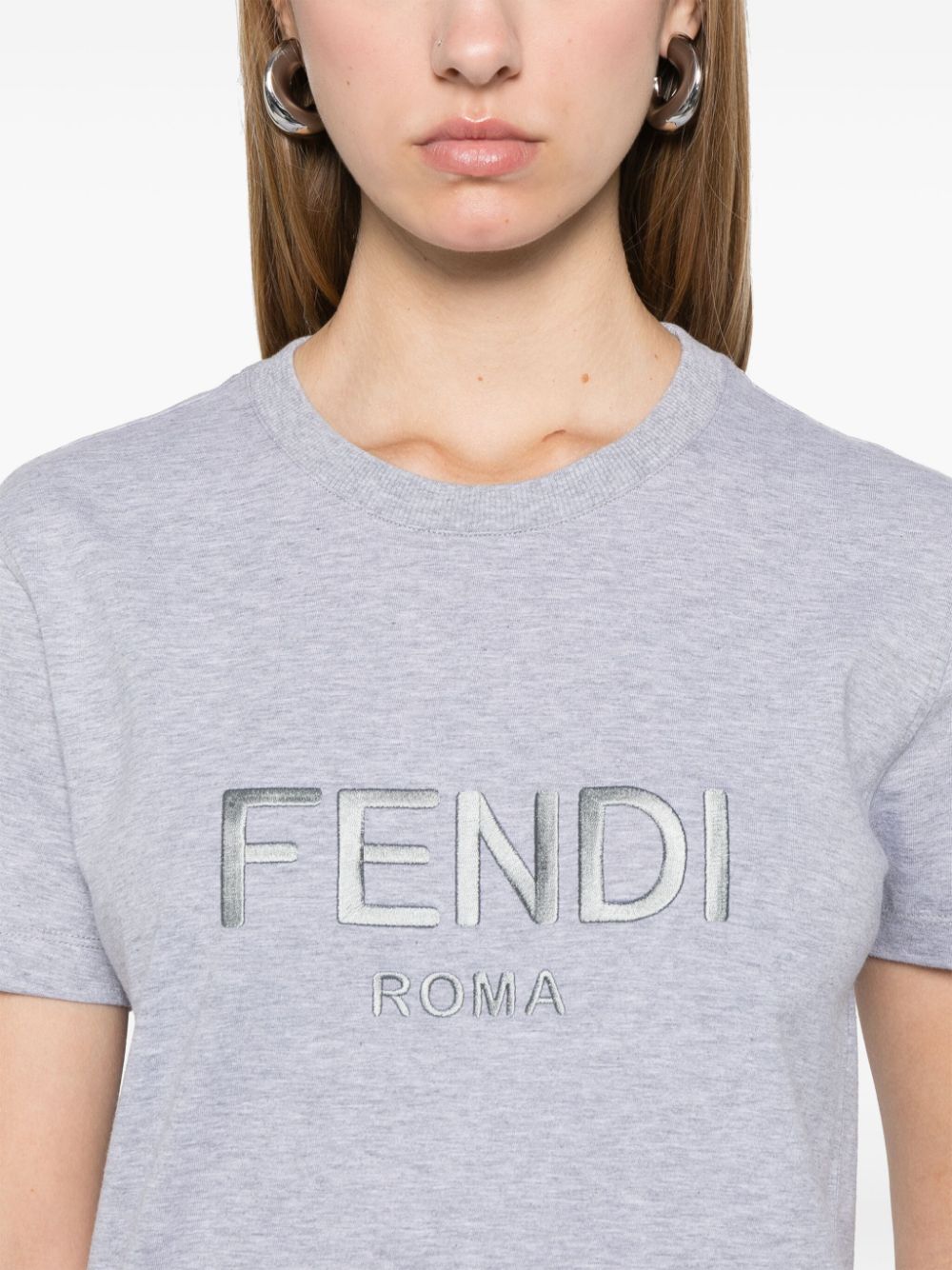 Fendi roma cotton t-shirt