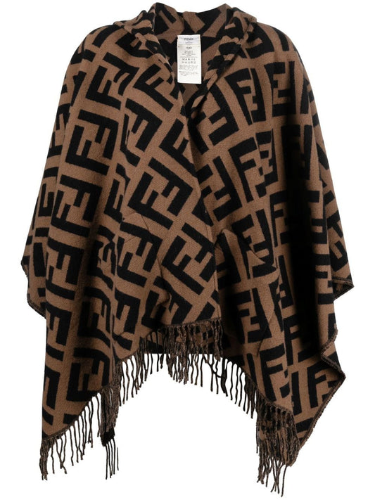 Ff cashmere poncho