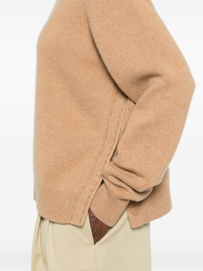 Cashmere high-neck jumper