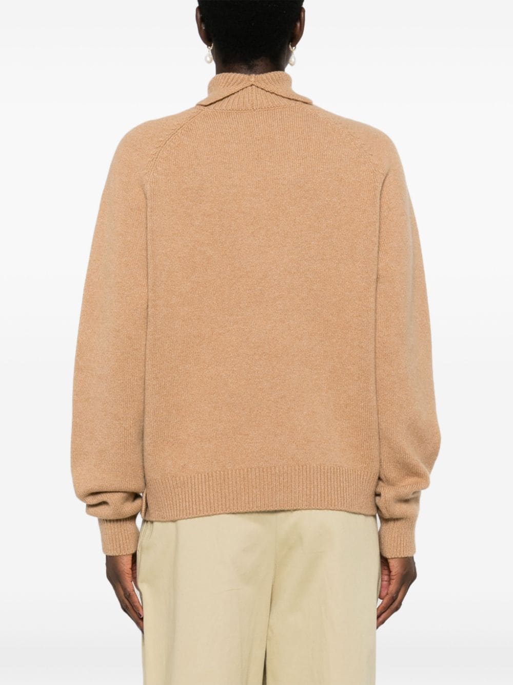 Cashmere high-neck jumper