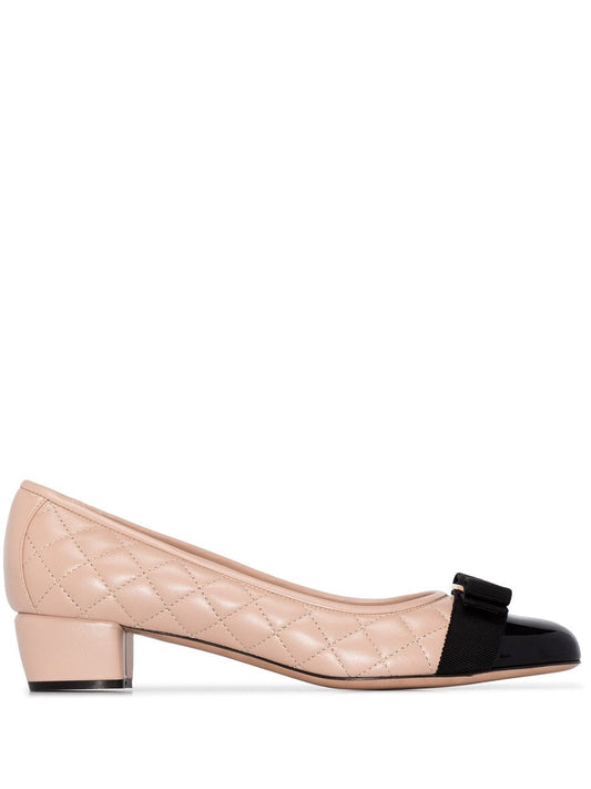 Vara leather pumps