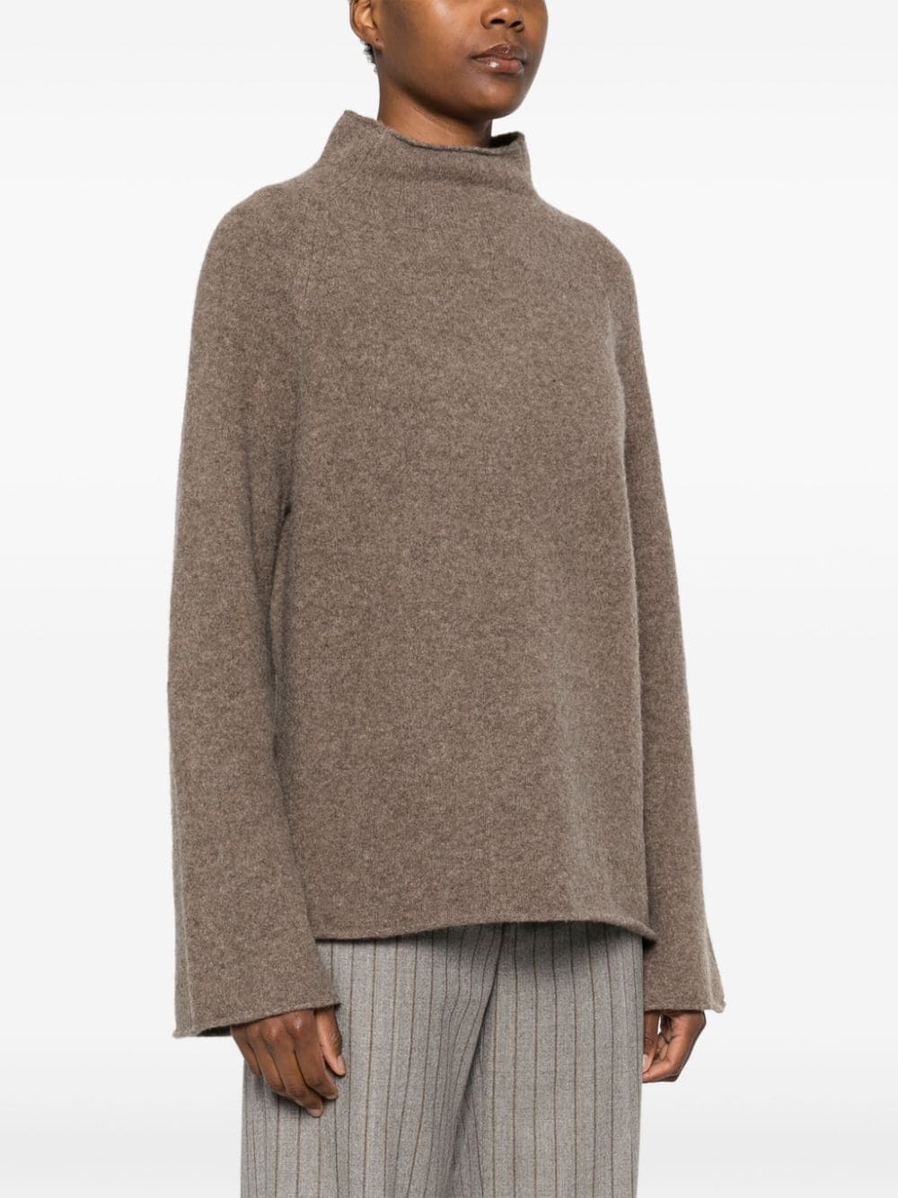 Wool turtle-neck jumper