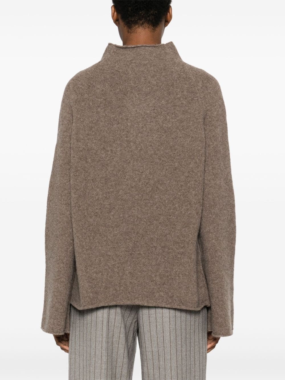 Wool turtle-neck jumper